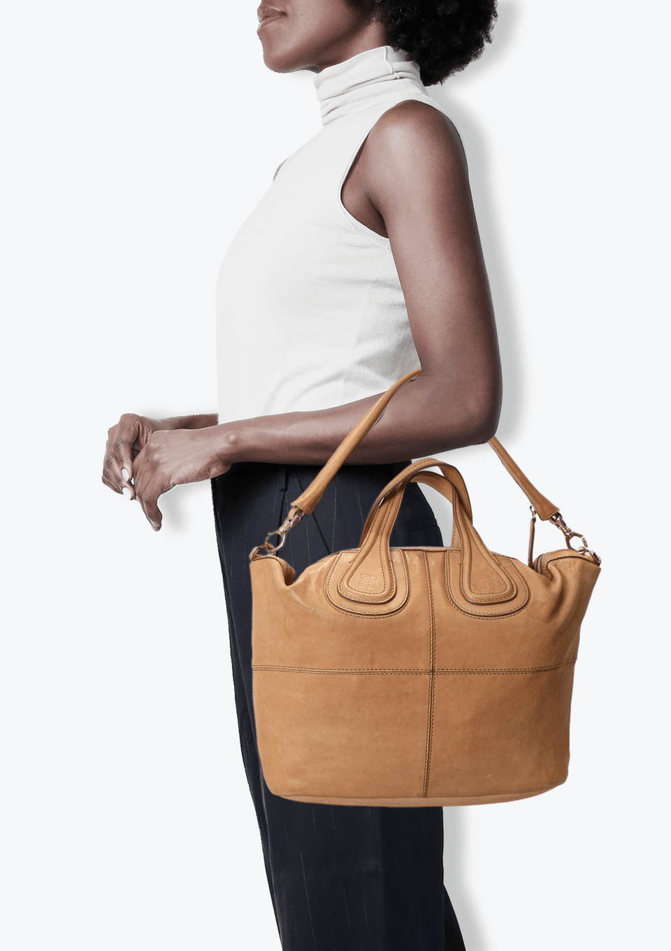 バッグ Givenchy Nightingale 2Way Shoulder Bag Bolsa Givenchy Nightingale Bag Marrom Original – Gringa