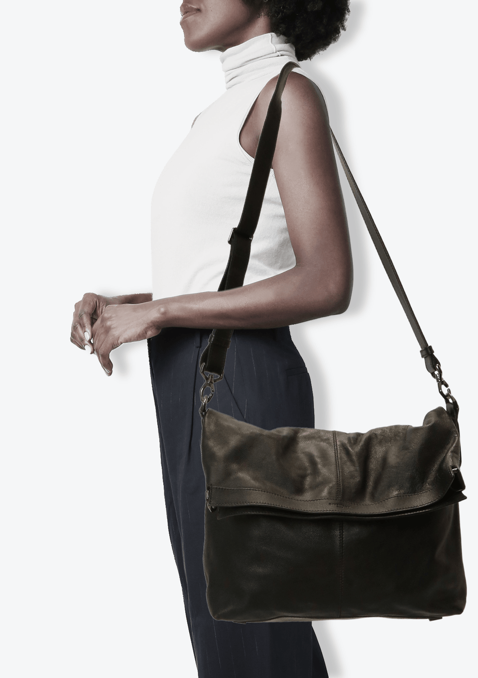 Bolsa Givenchy Nightingale Fold Over Bag Preta Original – Gringa