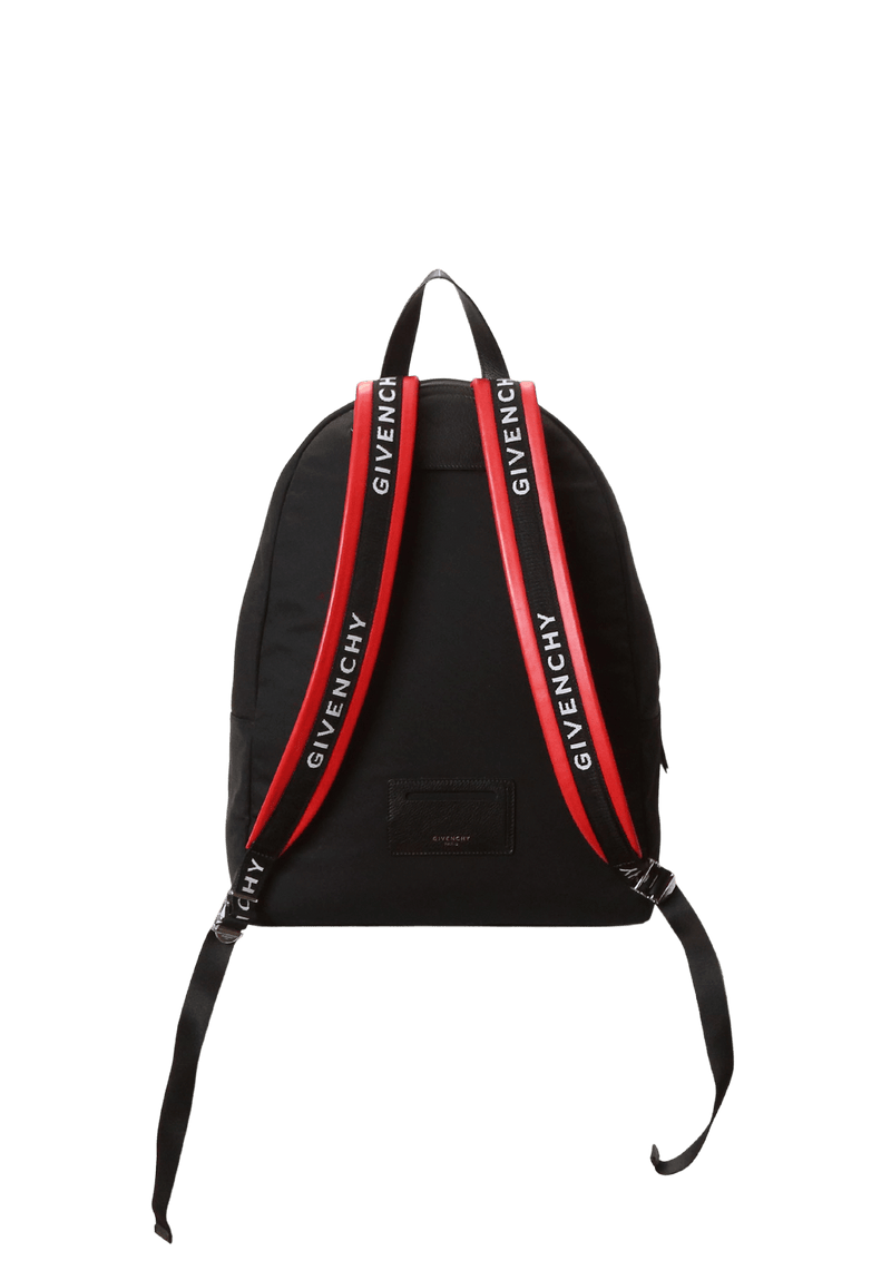 NYLON LOGO STRAP BACKPACK