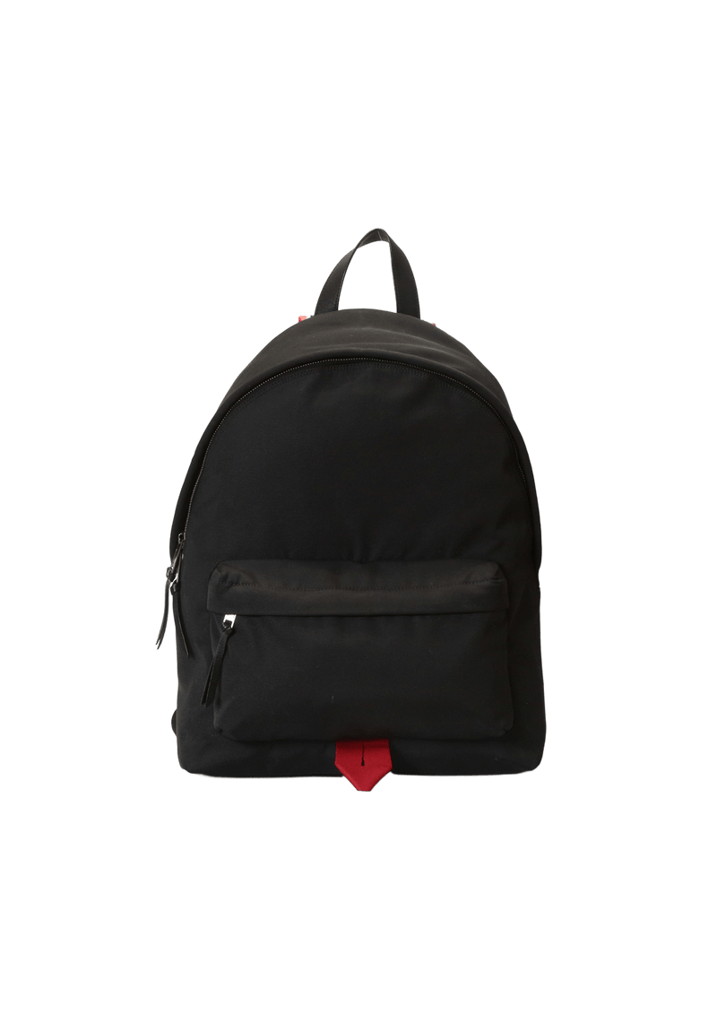 NYLON LOGO STRAP BACKPACK