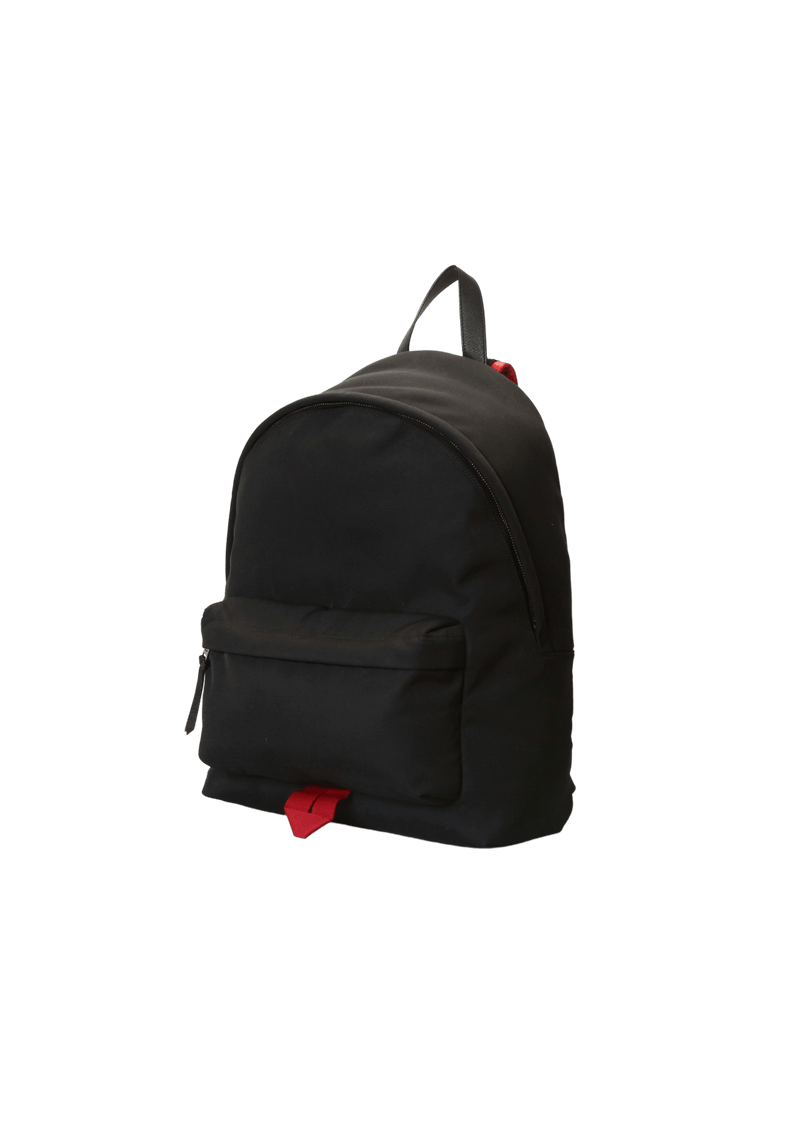 NYLON LOGO STRAP BACKPACK