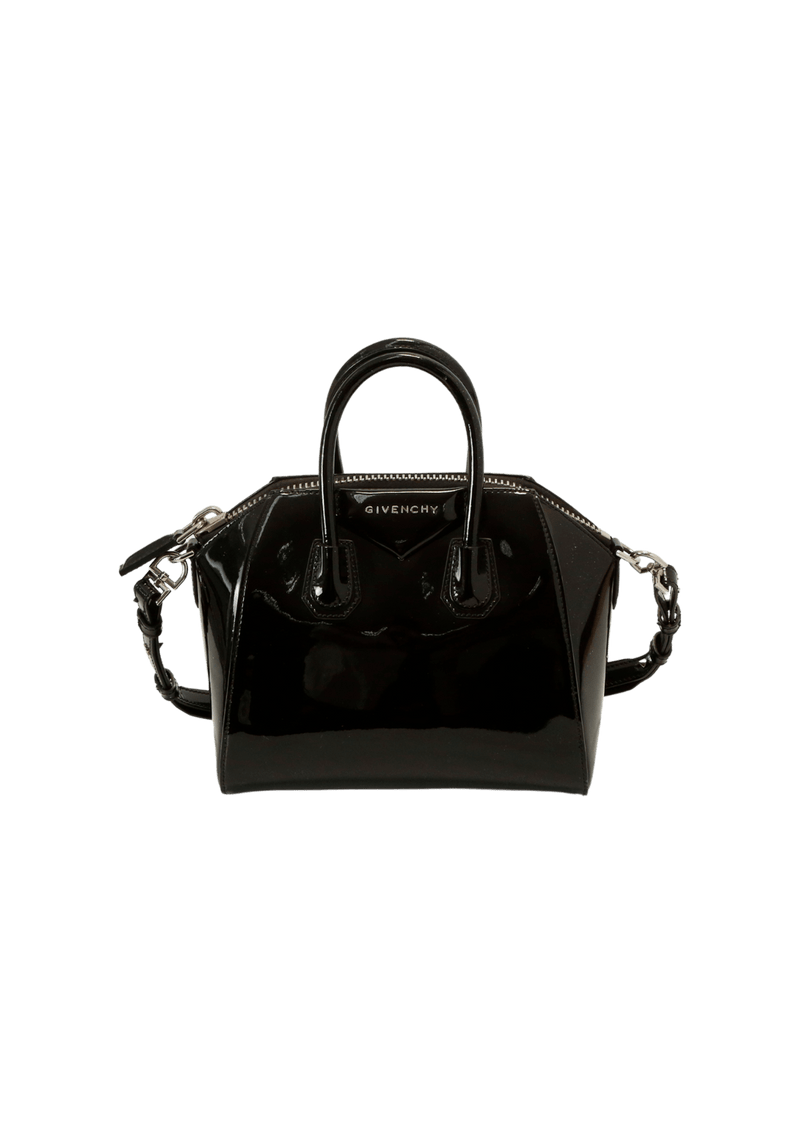 SMALL PATENT LEATHER ANTIGONA