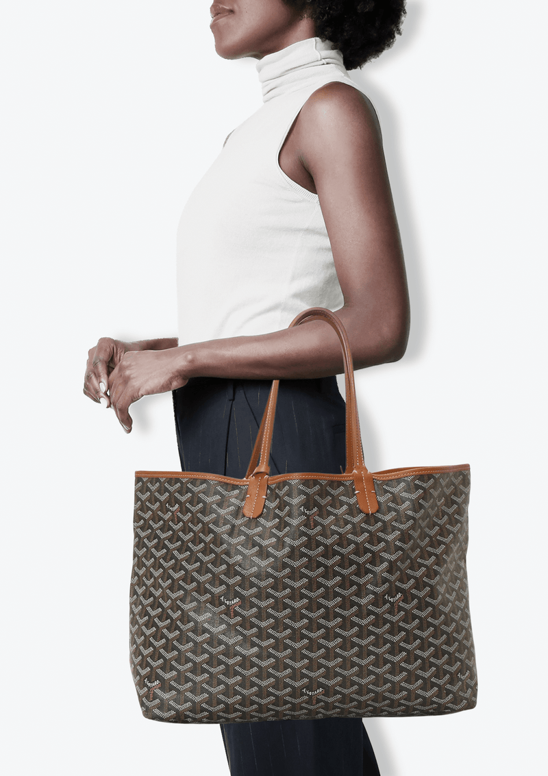 Bolsa Goyard St Louis PM Goyardine Preta