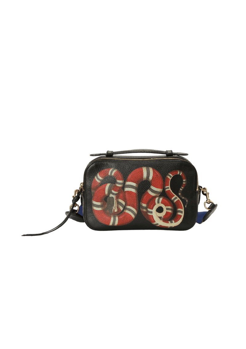 Gucci merveilles snake print top bag