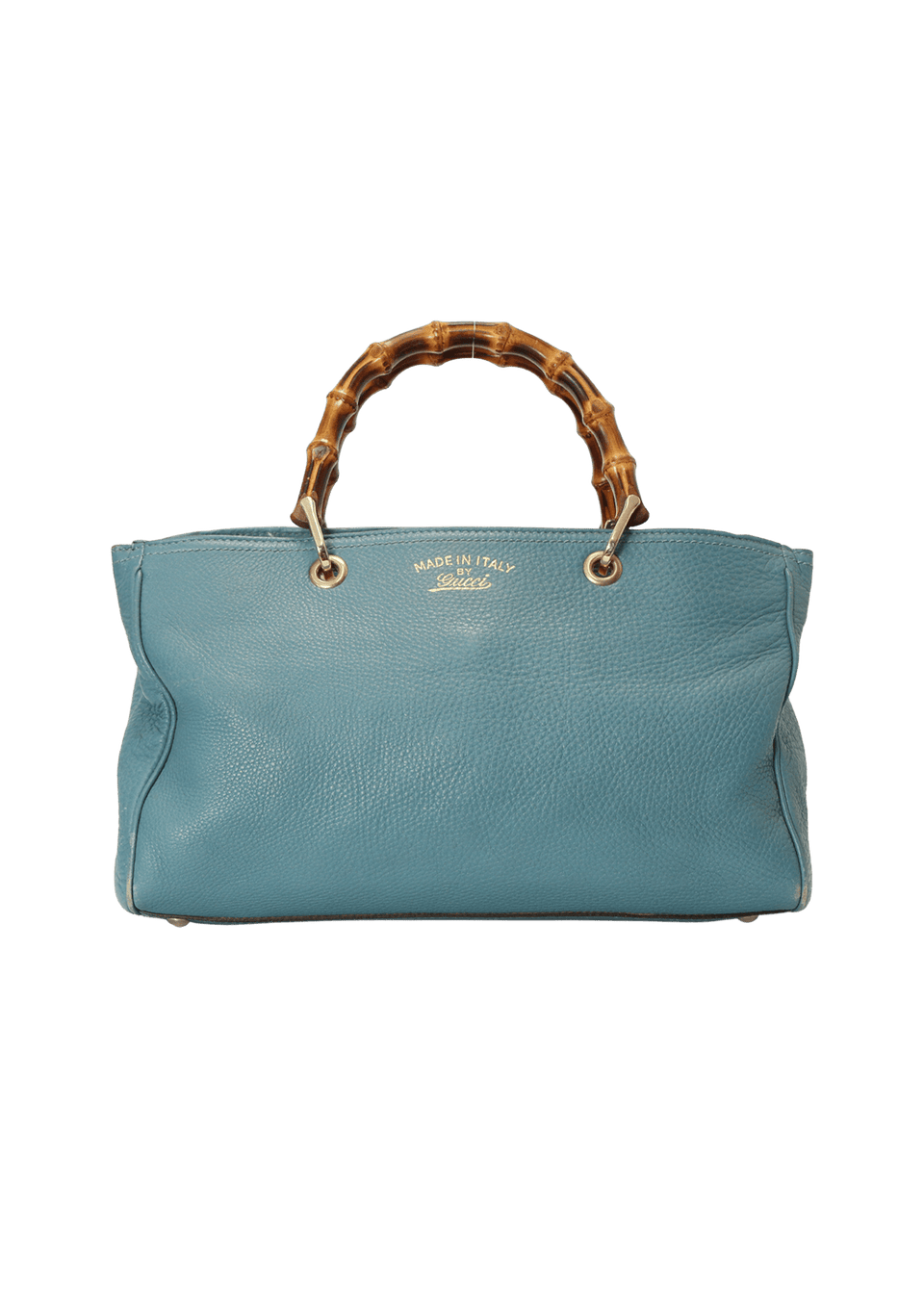 Bolsa Gucci Bamboo Shopper Tote Azul Original – Gringa
