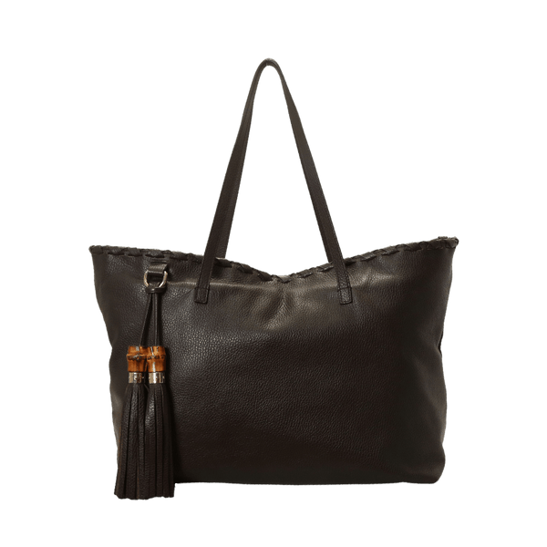 Bolsa Gucci Bamboo Tassel Bag Marrom Original Gringa