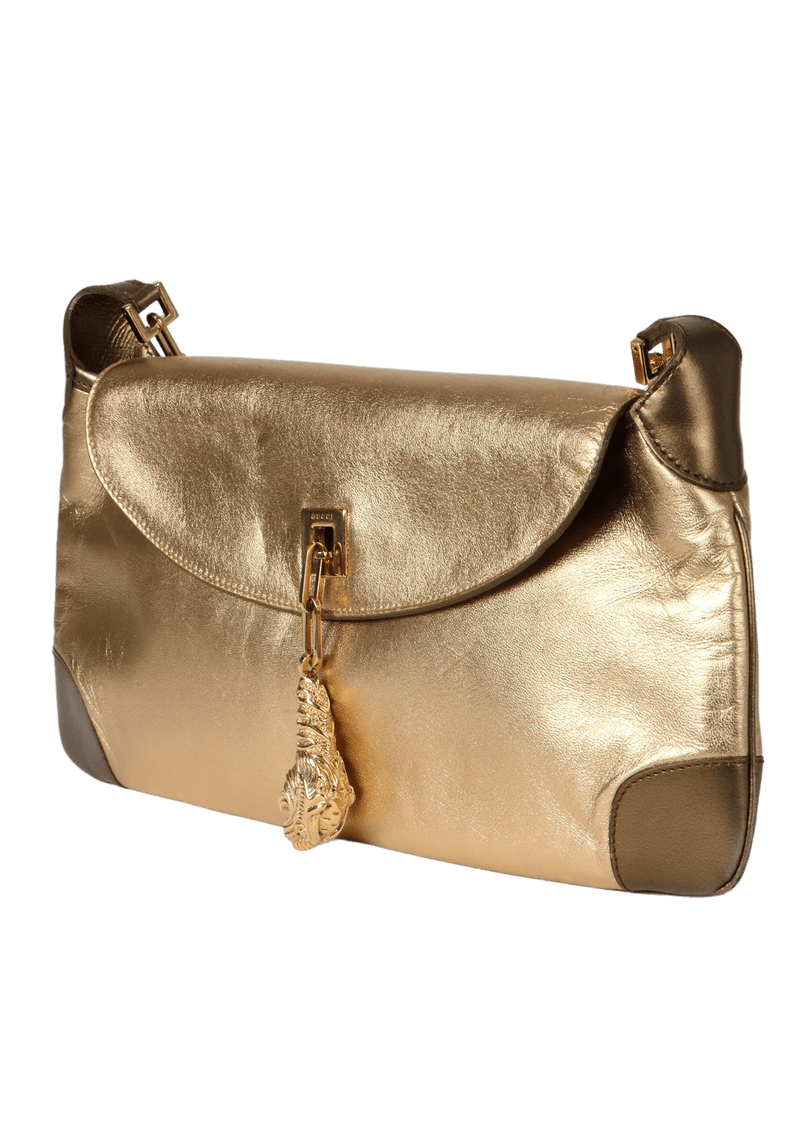 CHAIN LINK FLAP BAG