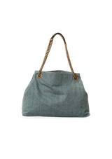 DENIM SOHO CHAIN TOTE