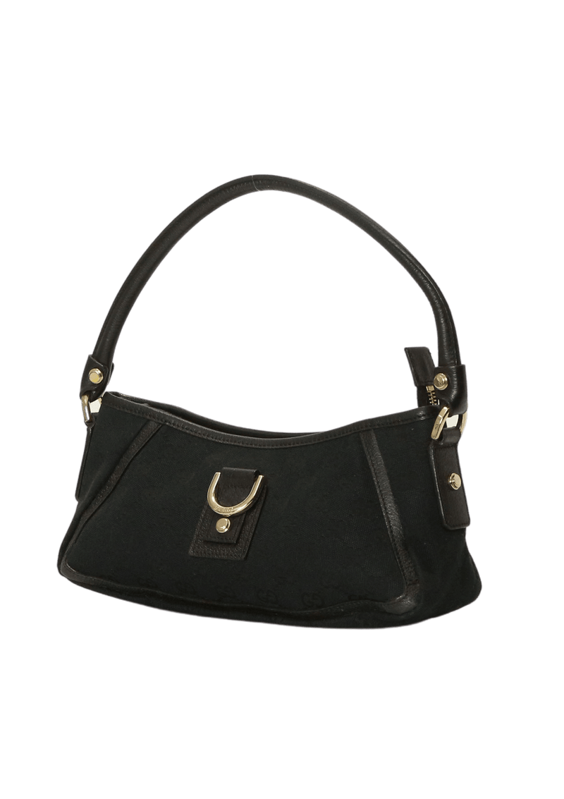 GG CANVAS ABBEY D RING POCHETTE