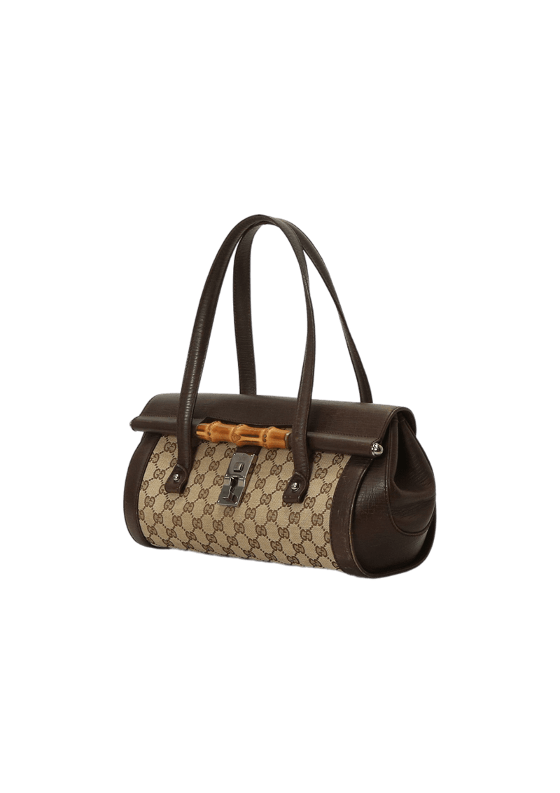 GG CANVAS BAMBOO BULLET BAG