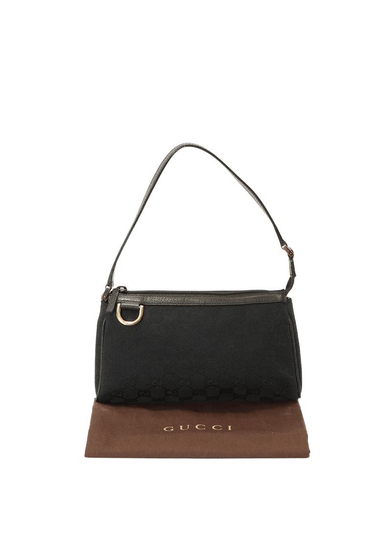 GG CANVAS D RING POCHETTE