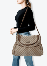 GG CANVAS DIAPER BAG