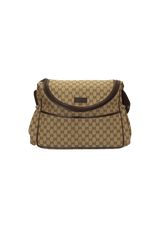 GG CANVAS DIAPER BAG
