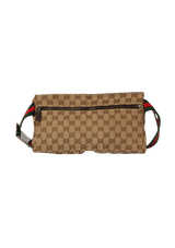 GG CANVAS DOUBLE BELT BAG