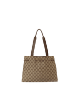 GG CANVAS DRAWSTRING TOTE