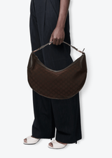 GG CANVAS HALF MOON HOBO