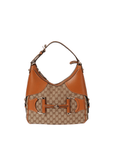 GG CANVAS HERITAGE HORSEBIT BAG