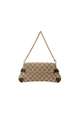 GG CANVAS HORSEBIT CHAIN CLUTCH