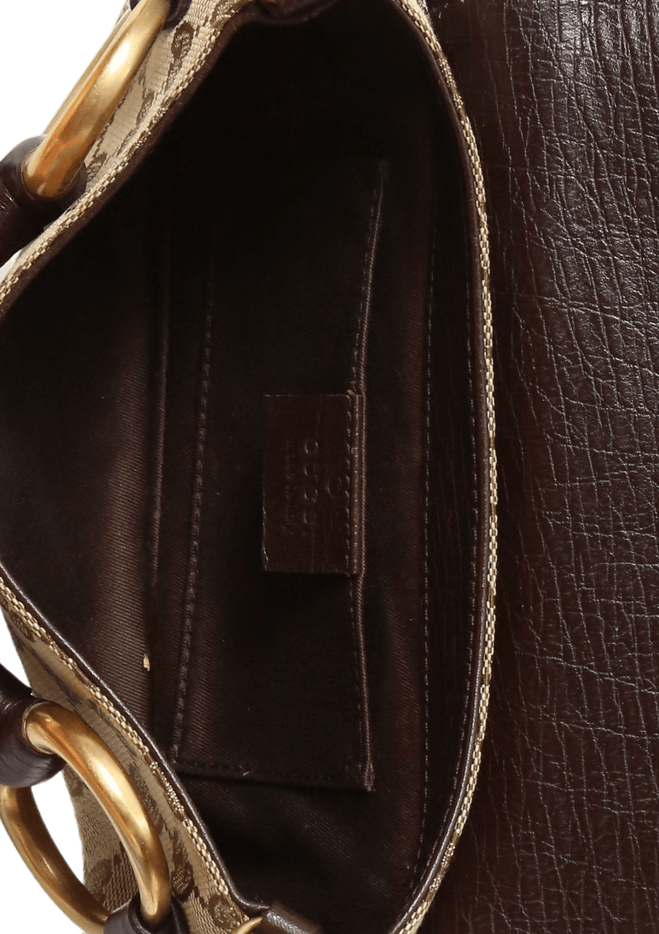 Bolsa Gucci GG Canvas Horsebit Chain Clutch Bege Original – Gringa