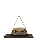 GG CANVAS HORSEBIT CHAIN CLUTCH