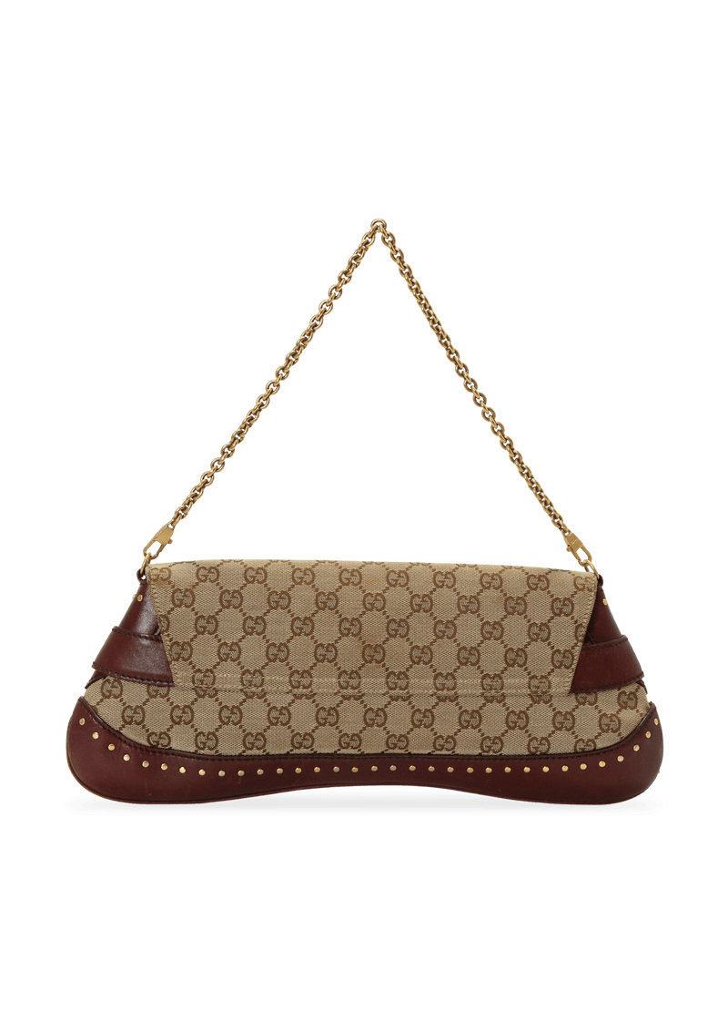 GG CANVAS HORSEBIT CHAIN CLUTCH