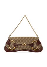 GG CANVAS HORSEBIT CHAIN CLUTCH