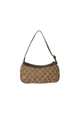 GG CANVAS INTERLOCKING G HEART BOAT POCHETTE