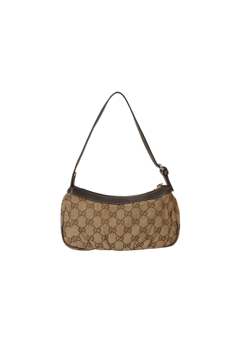 GG CANVAS INTERLOCKING G HEART BOAT POCHETTE