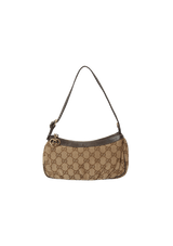 GG CANVAS INTERLOCKING G HEART BOAT POCHETTE