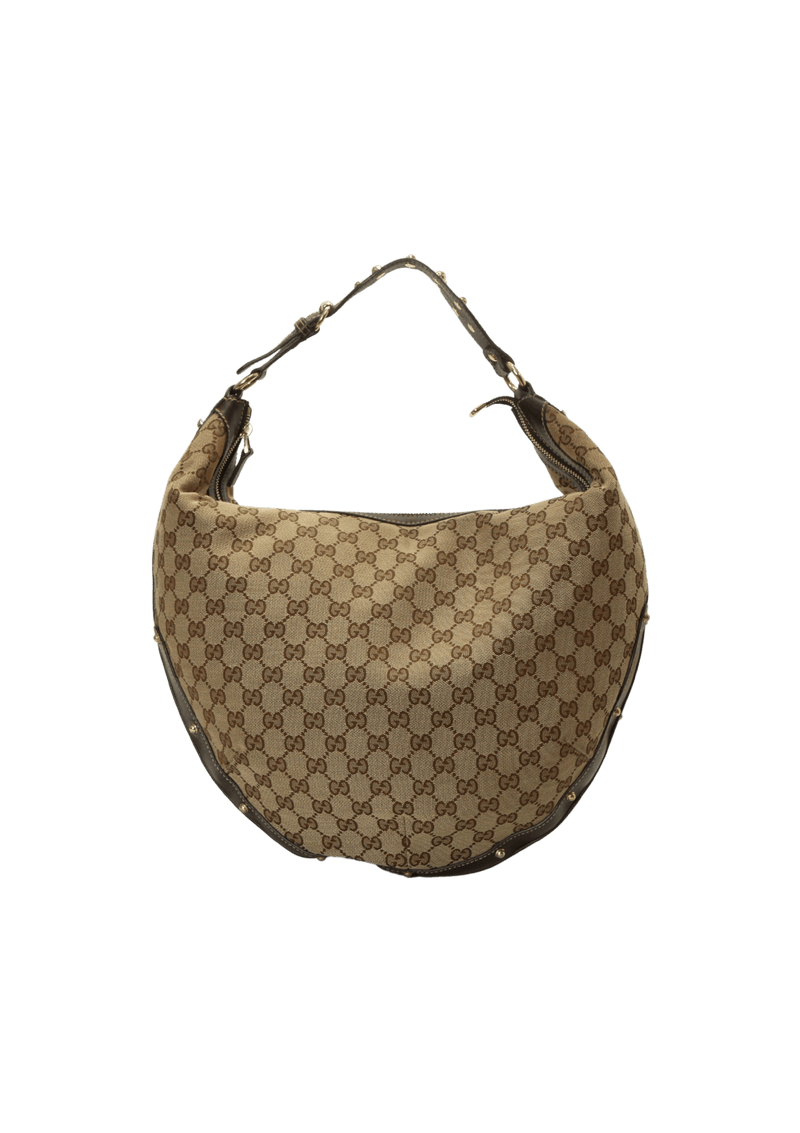 GG CANVAS LARGE HOBO