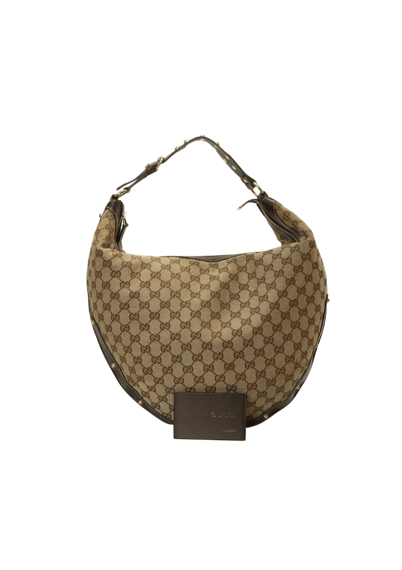 GG CANVAS LARGE HOBO