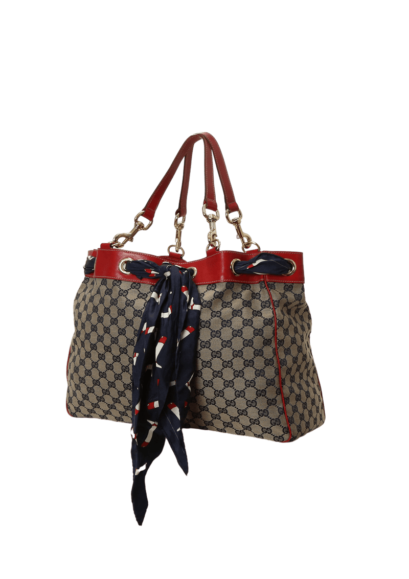 GG CANVAS POSITANO TOTE