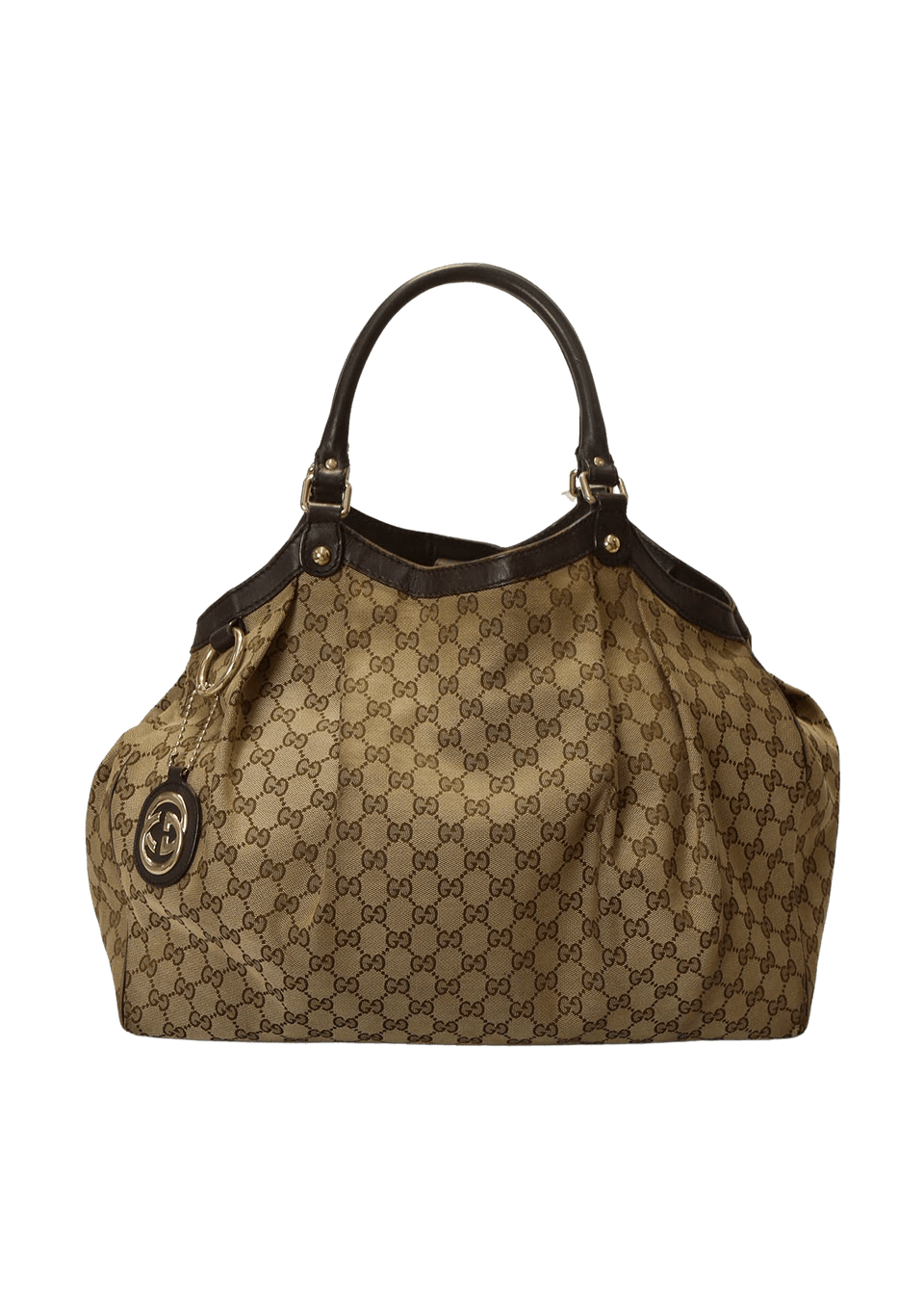 Bolsa Gucci GG Canvas Sukey Bag Marrom Original – Gringa