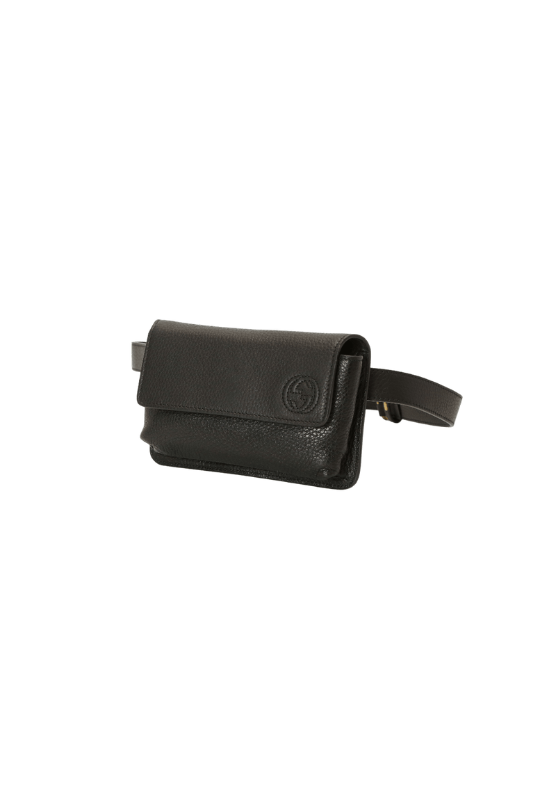 GG INTERLOCKING BELT BAG