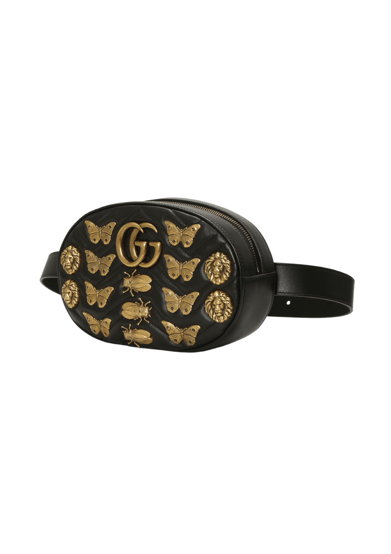 GG MARMONT ANIMAL STUD BELT BAG