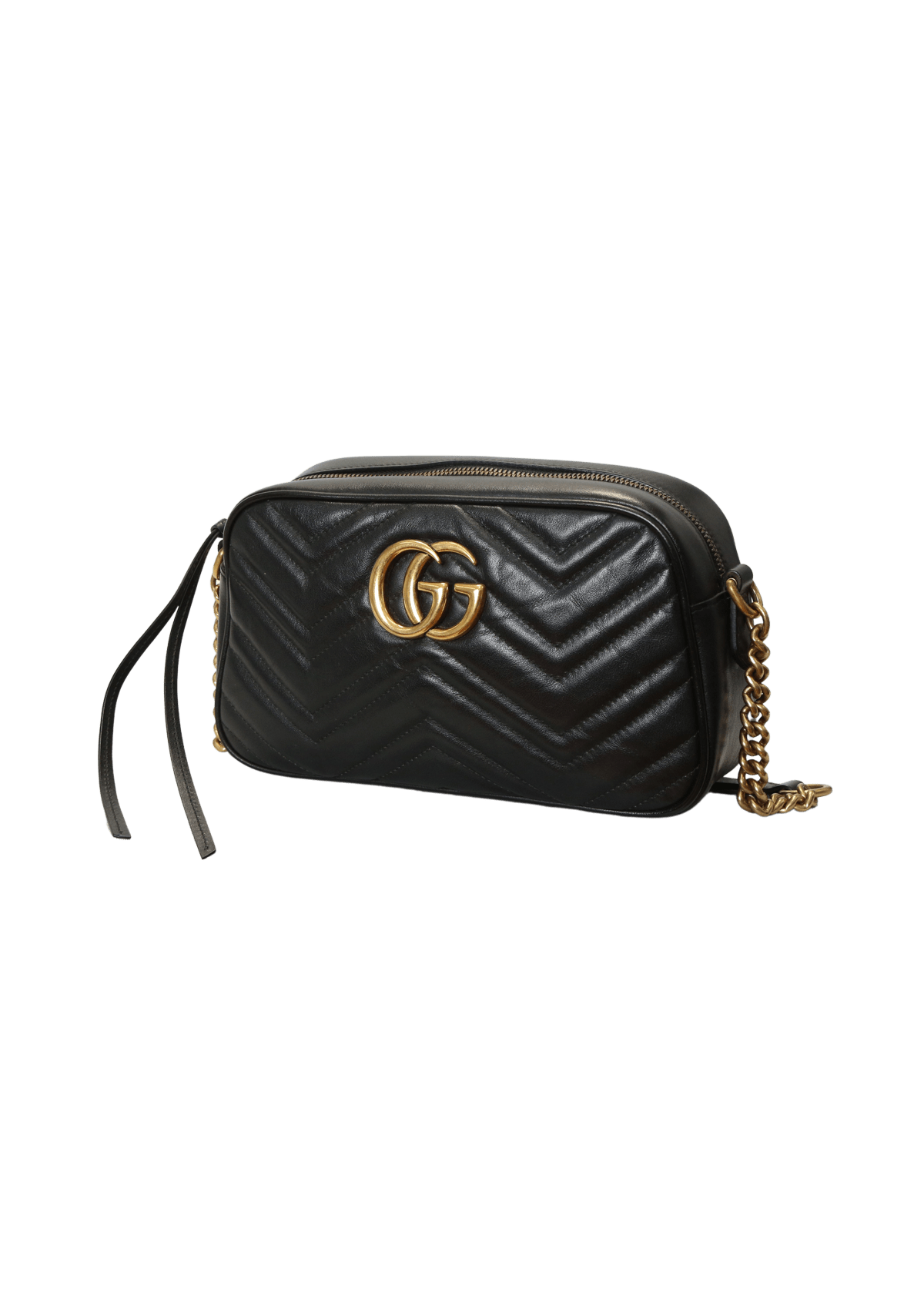 Bolsa Gucci GG Marmont Camera Bag Small Preta Original Gringa