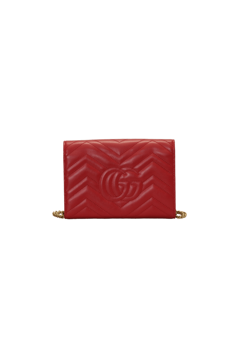 GG MARMONT WALLET ON CHAIN