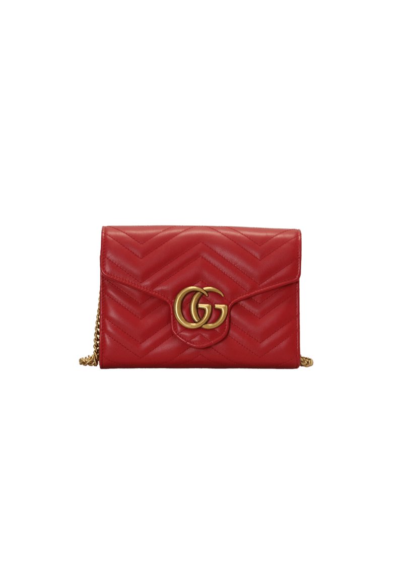 GG MARMONT WALLET ON CHAIN