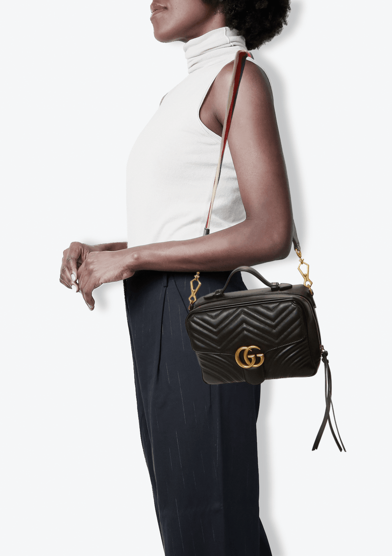 GG MARMONT SMALL TOP HANDLE BAG