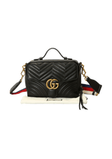 GG MARMONT SMALL TOP HANDLE BAG