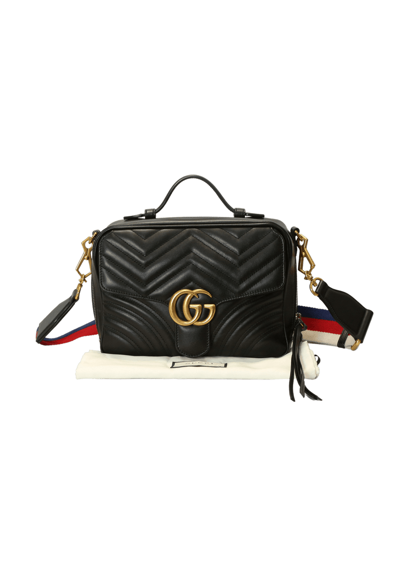 GG MARMONT SMALL TOP HANDLE BAG