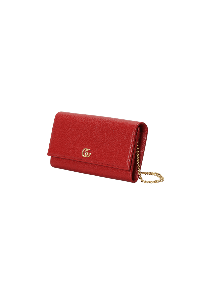 GG MARMONT WALLET ON CHAIN