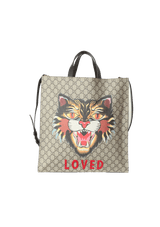 GG SUPREME ANGRY CAT TOTE