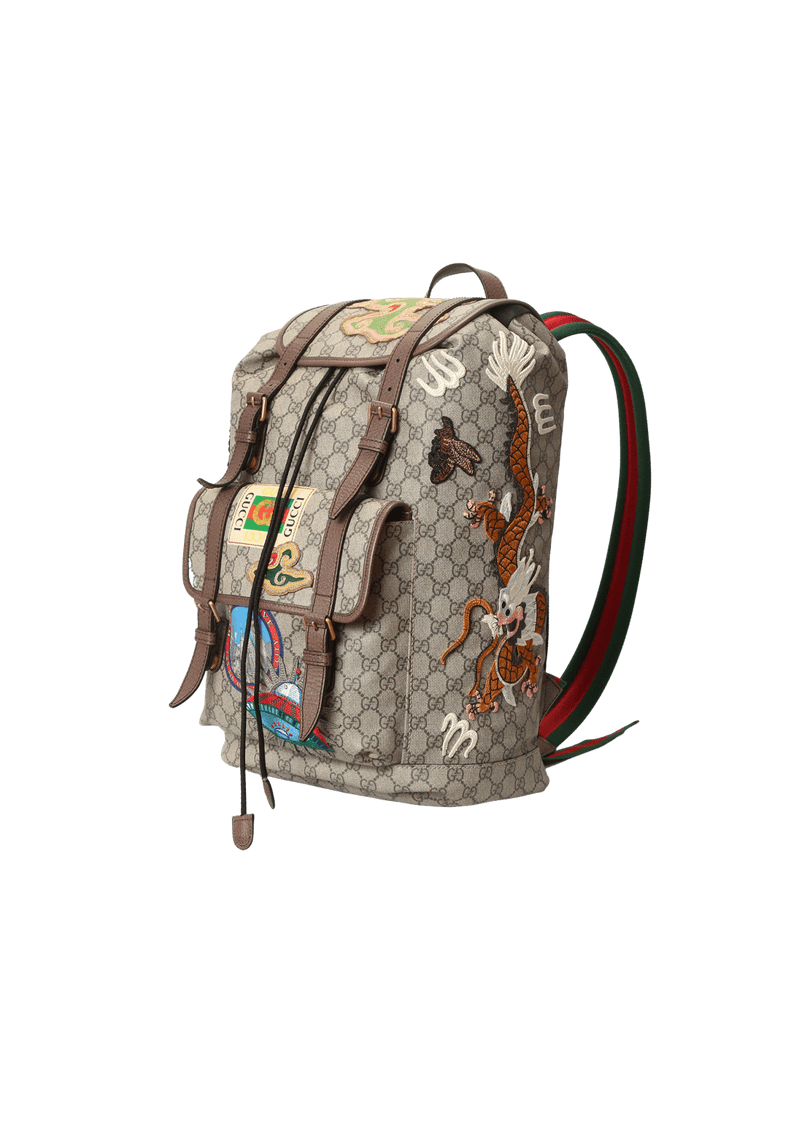 Gucci sales patches backpack