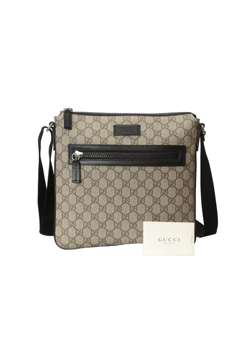 GG SUPREME FLAT MESSENGER BAG