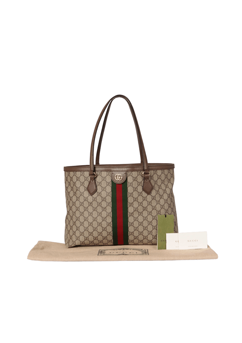 GG SUPREME MEDIUM OPHIDIA SHOPPING BAG