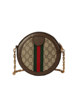 GG SUPREME OPHIDIA MINI ROUND BAG