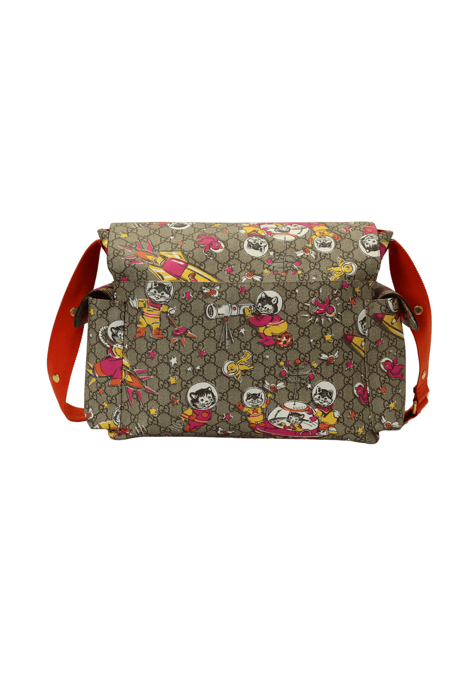 GG SUPREME SPACE CATS DIAPER BAG