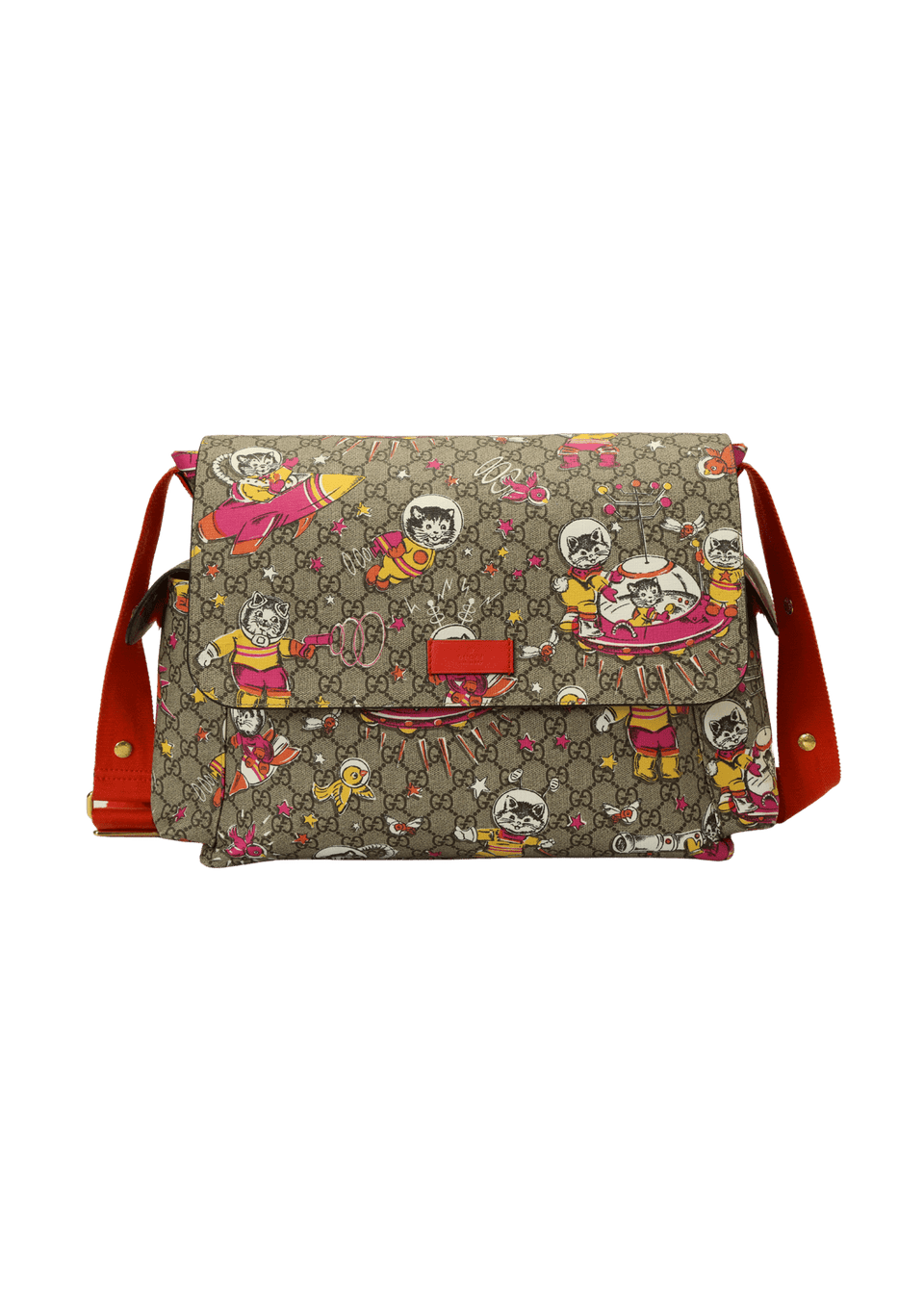 GG SUPREME SPACE CATS DIAPER BAG