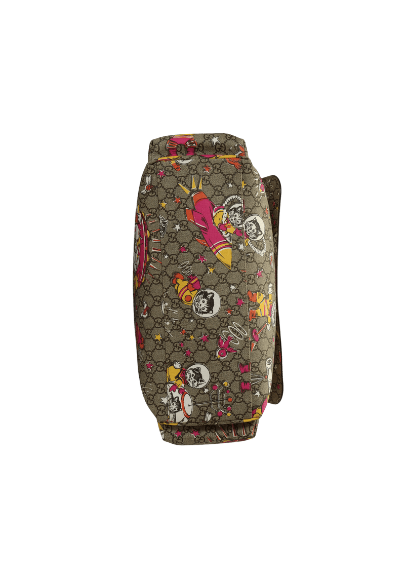 Bolsa Gucci GG Supreme Space Cats Diaper Bag Multicolor Original
